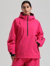 Women's Gsou Snow Durable Urban Vibe Pullover Anorak Snowboard Jacket